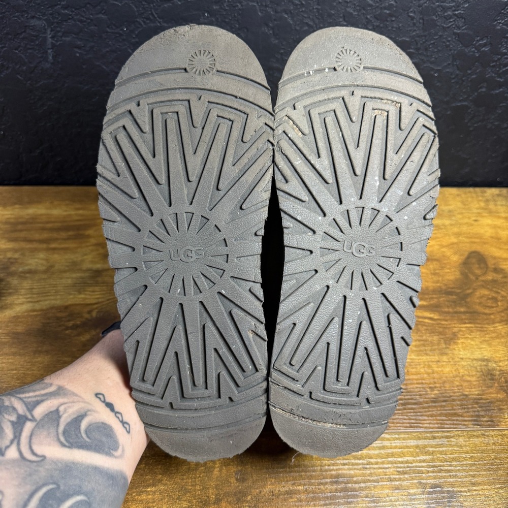 UGG Tasman Tazz 1122553 Caribou Suede Platform Slipper Women 8 - Picture 7 of 7